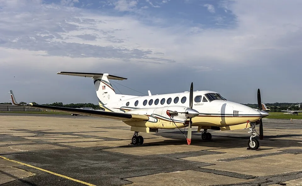 King Air 350 exterior — representative aircraft